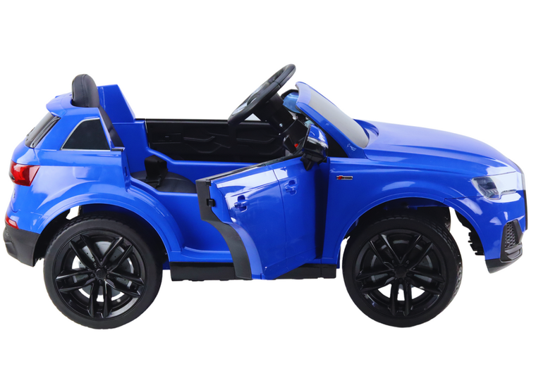 Lean Cars, Audi Q7, pojazd na akumulator, niebieski