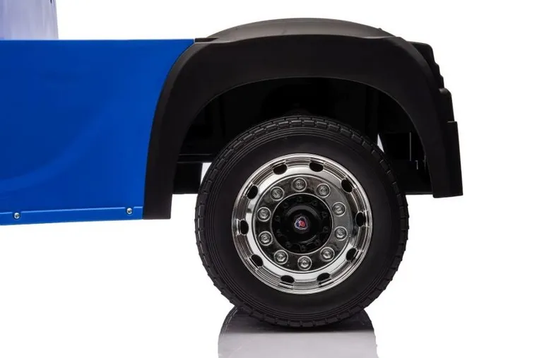 Lean Cars, auto na akumulator, Scania 500R HL698 4-4, niebieskie