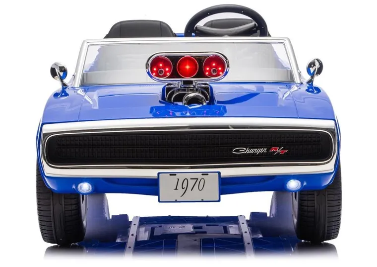 Lean Cars, Dodge Charger R/T, pojazd na akumulator, DLS-K12 24V7Ah, niebieski