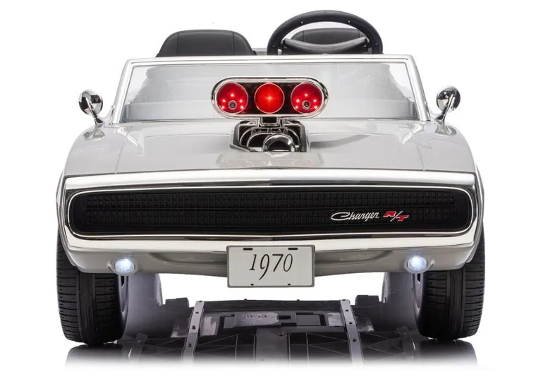 Lean Cars, Dodge Charger R/T, pojazd na akumulator, DLS-K12 24V7Ah, szary