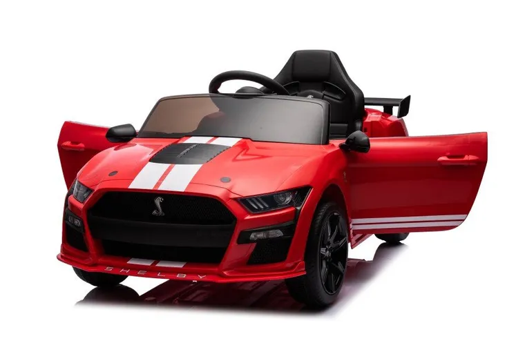 Lean Cars, Ford Mustang GT500 Shelby, pojazd na akumulator, czerwony