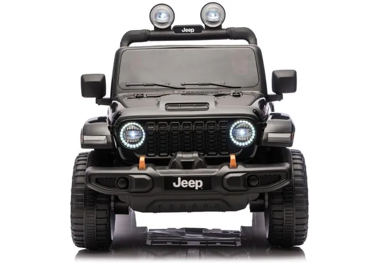 Lean Cars, Jeep Rubicon, pojazd na akumulator 4-4, DK-JWR556 4-200W 24V, czarny