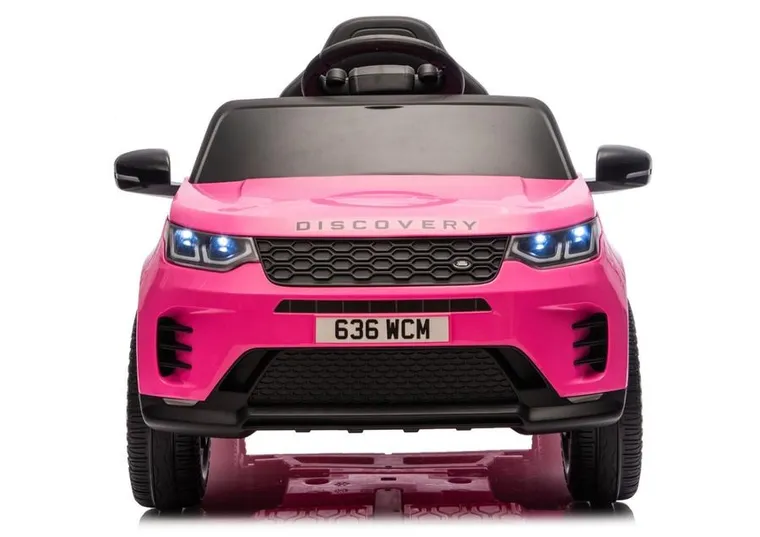 Lean Cars, Land Rover Discovery, pojazd na akumulator, DLS-K06, różowy