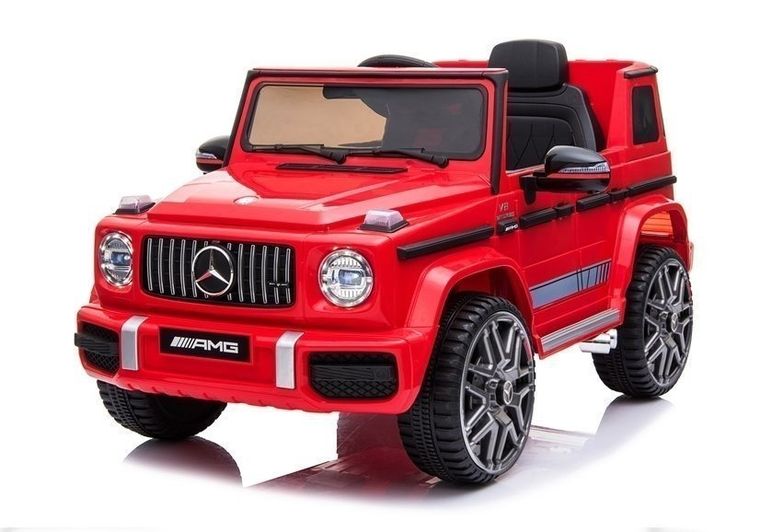 Lean Cars, Mercedes-Benz G63, pojazd na akumulator, czerwony