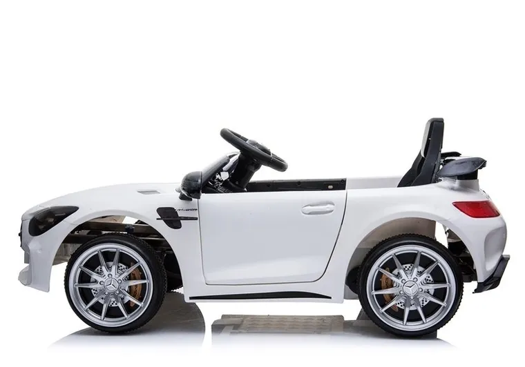 Lean Cars, Mercedes GTR, pojazd na akumulator, biały