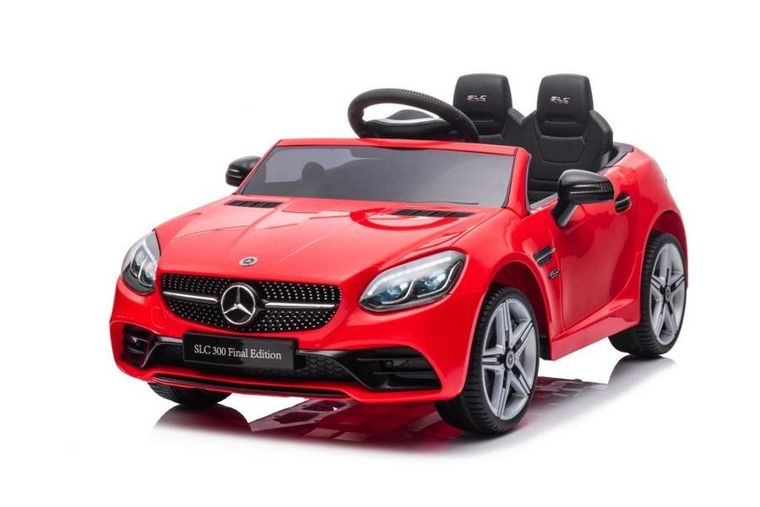Lean Cars, Mercedes SLC 300, pojazd na akumulator, czerwony