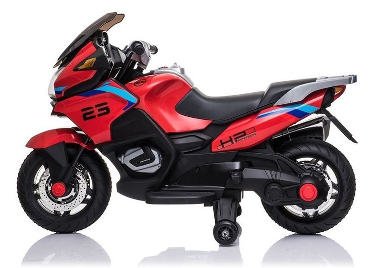 Lean Cars, motor, pojazd na akumulator, XMX609, czerwony