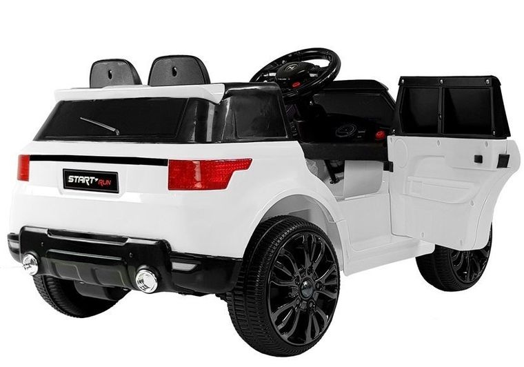 Lean Cars, pojazd na akumulator, HL1638, biały