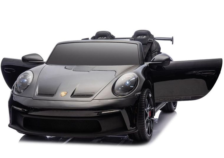Lean Cars, Porsche GT3, pojazd na akumulator, DK-P911, czarny lakierowany