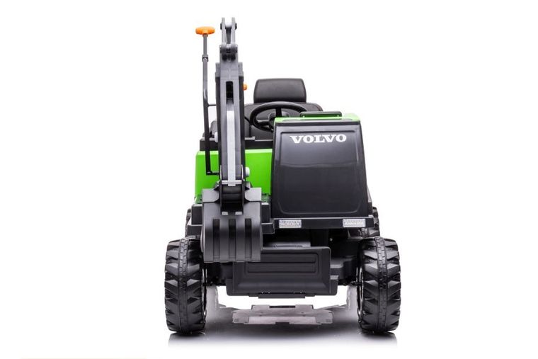 Lean Cars, Volvo, koparka, pojazd na akumulator, DK-VE888, zielony