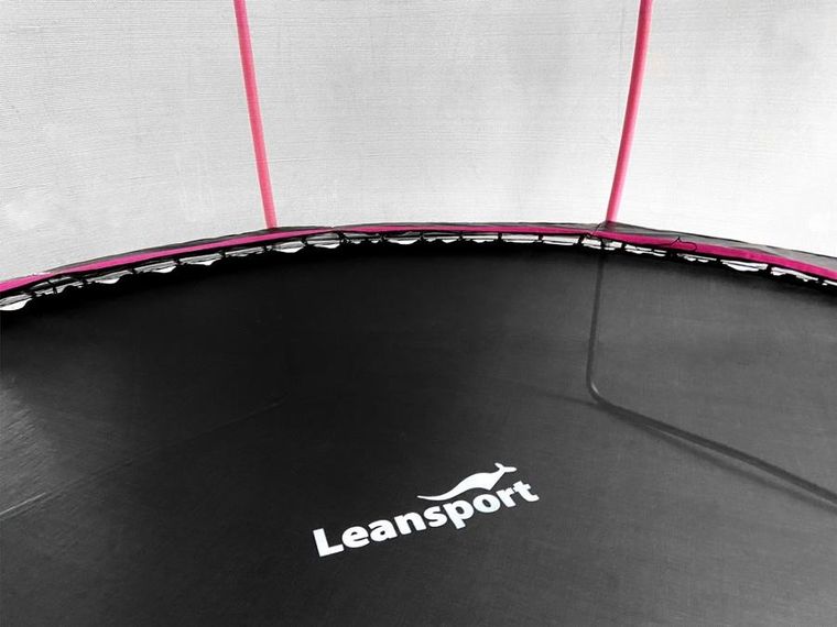 Lean Sport, Max, trampolina, 16ft, czarno-różowa