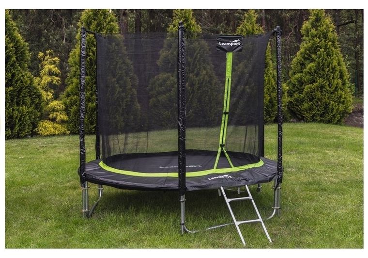 Lean Sport, Pro, trampolina, 8ft, czarno-zielona