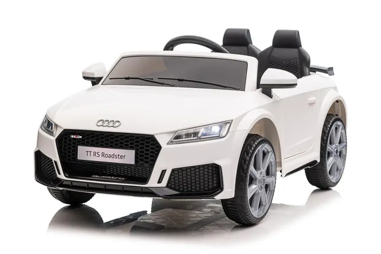 Lean Toys, Audi TT RS, pojazd na akumulator, biały