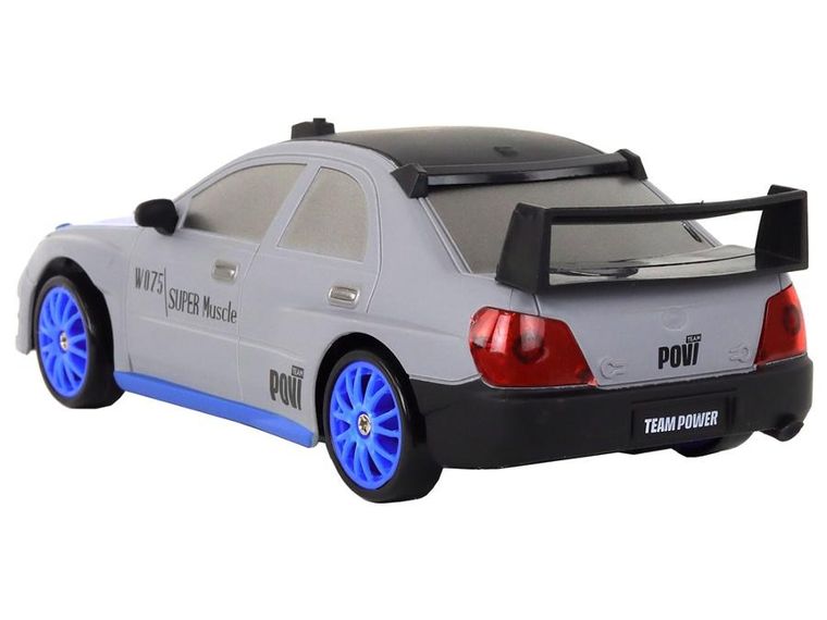 Lean Toys, autko sportowe, zdalnie sterowane, wymienne koła, szare, 1:24