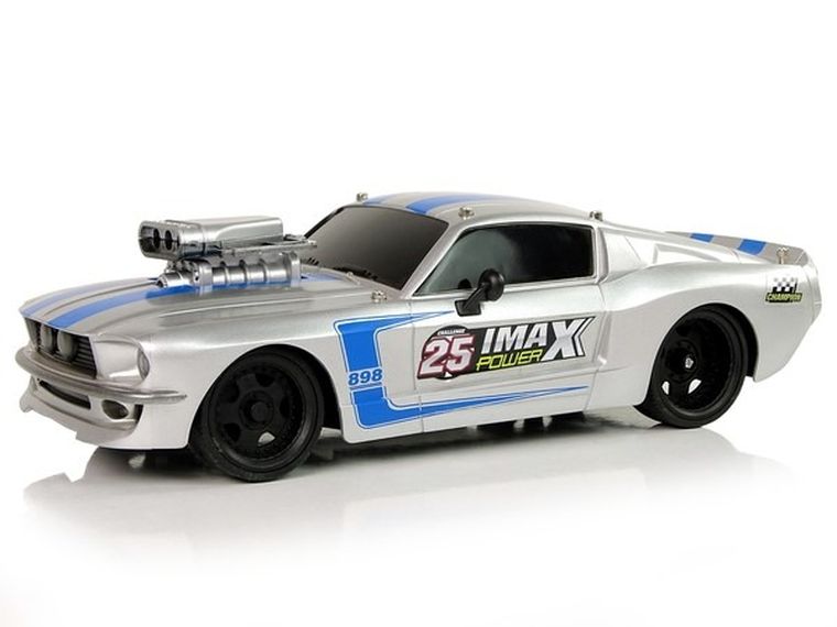 Lean Toys, auto sportowe, pojazd zdalnie sterowany, srebrny, 1:16