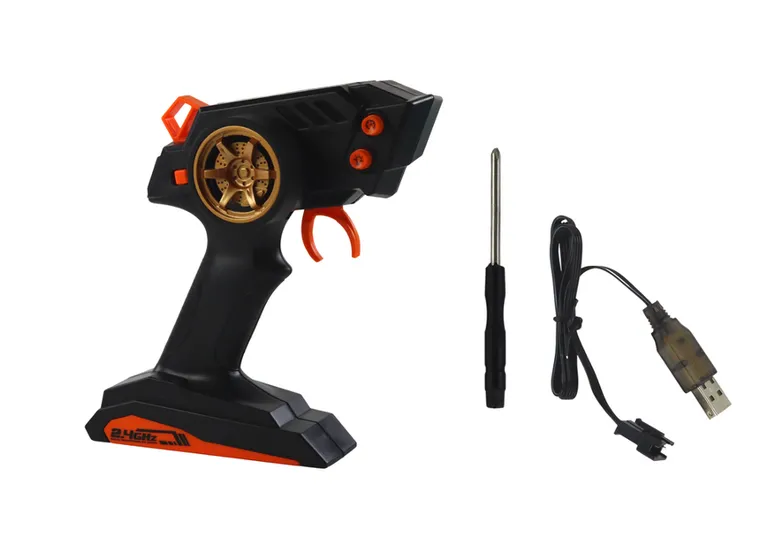 Lean Toys, auto sportowe, zdalnie sterowane, turkusowo-czarne, 1:10