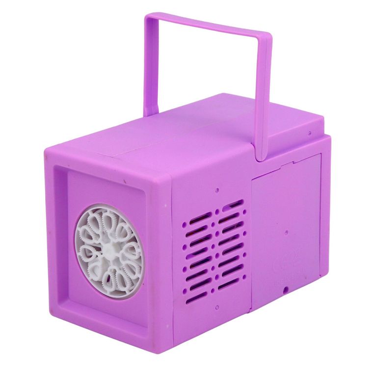 Lean Toys, automatyczna maszyna do baniek mydlanych, biała