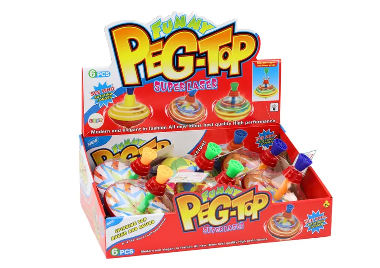 Lean Toys, bączek wirujący, 15-14 cm