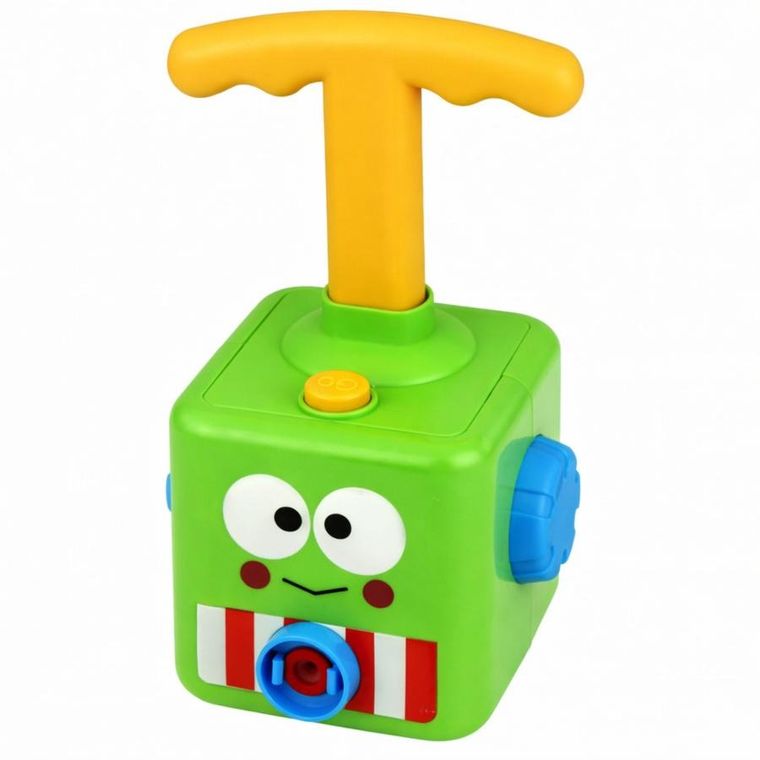 Lean Toys, balonowa wyrzutnia autek, żaba
