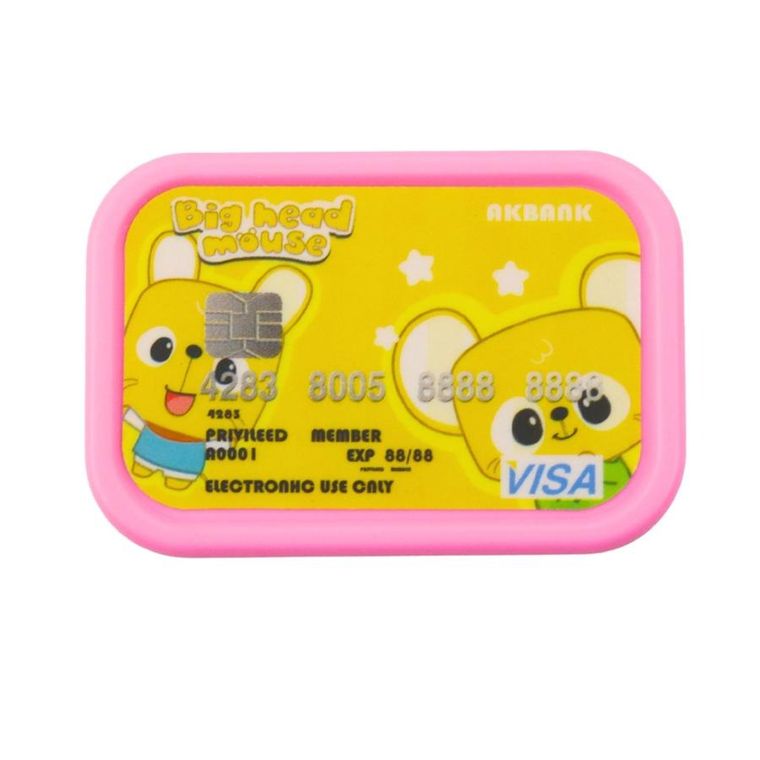 Lean Toys, bankomat, skarbonka, różowy