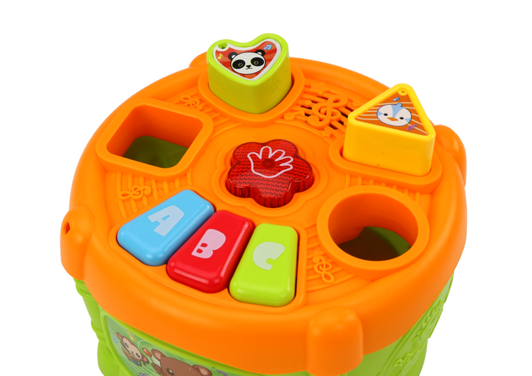 Lean Toys, bębenek interaktywny, sorter