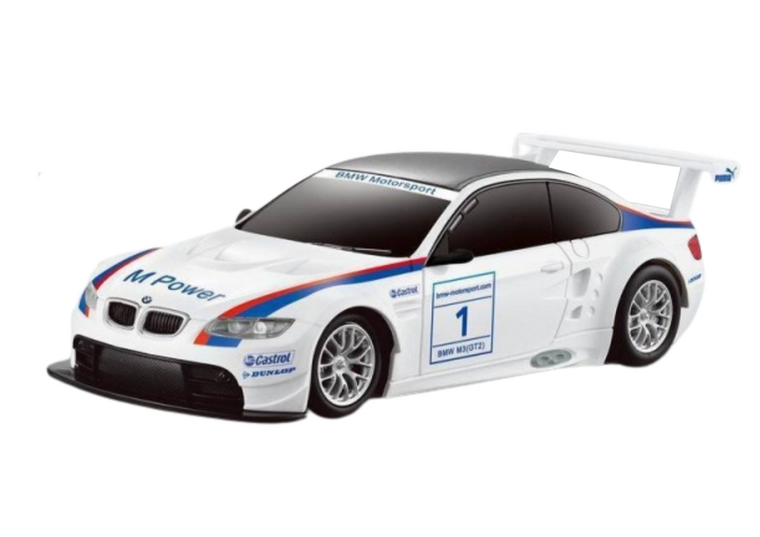 Lean Toys, BMW M3 GT2, pojazd zdalnie sterowany, 1:24, białe