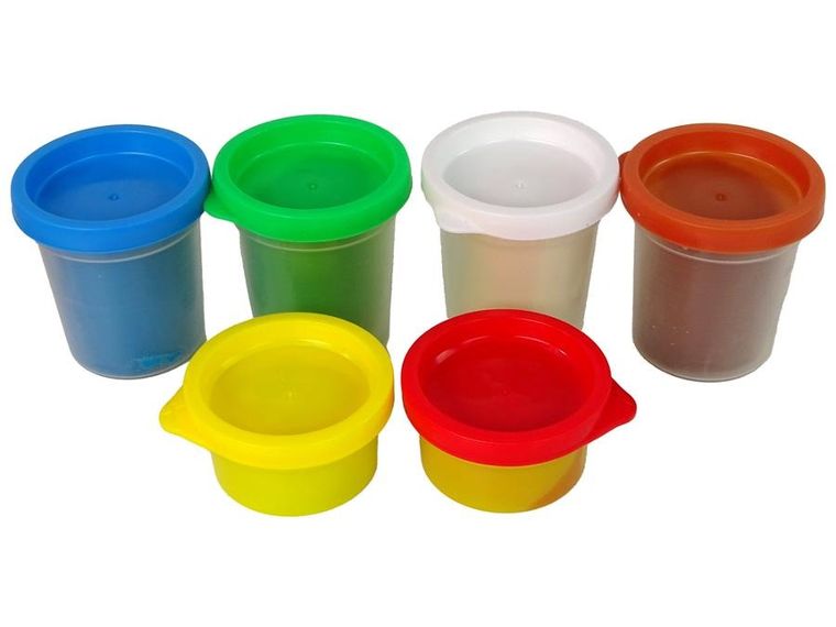 Lean Toys, ciastolina, zestaw słodkości, 6 kolorów