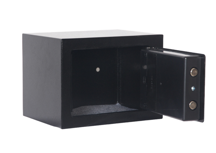 Lean Toys, domowy sejf na kluczyk, czarny, 23-17-17 cm