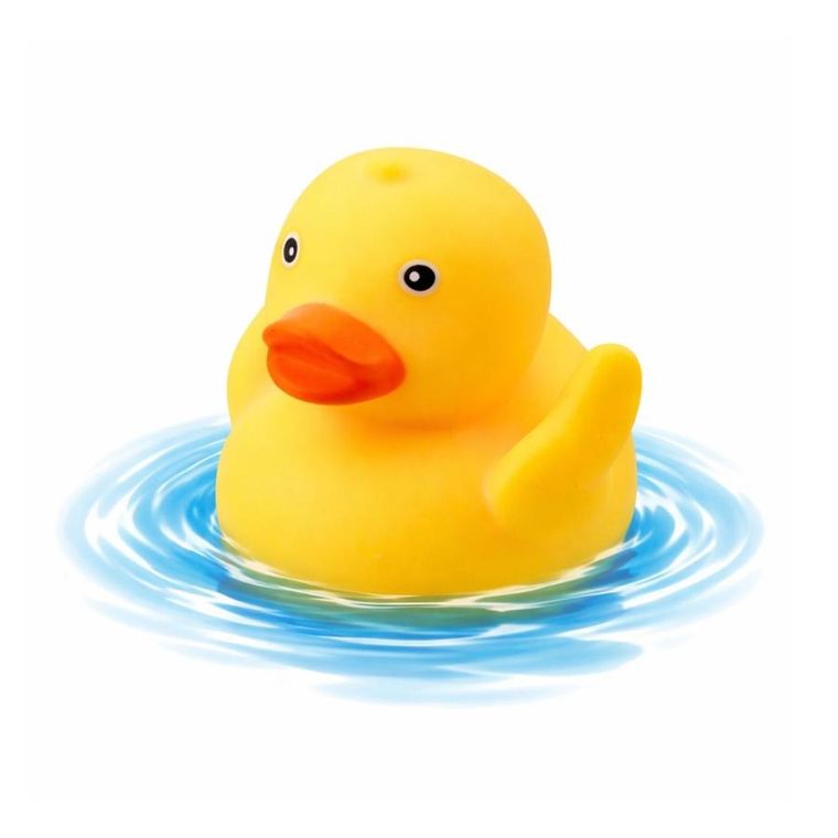 Lean Toys, dozownik do mydła z kubeczkiem i kaczuszką, zabawka do kąpieli