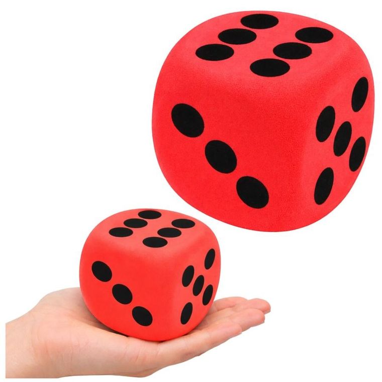 Lean Toys, duża kość piankowa, 8 cm, 1 szt.