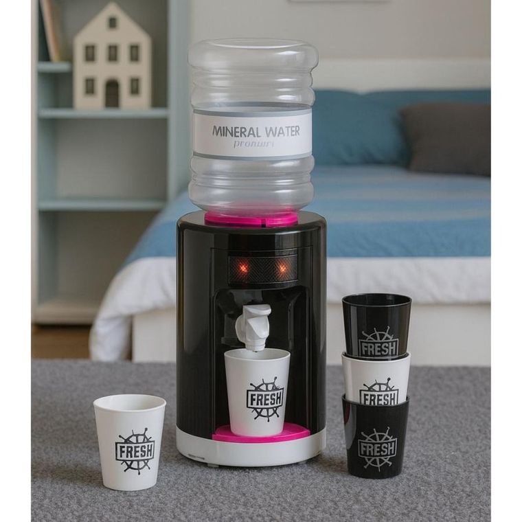 Lean Toys, dystrybutor do wody z kubeczkami, interaktywny