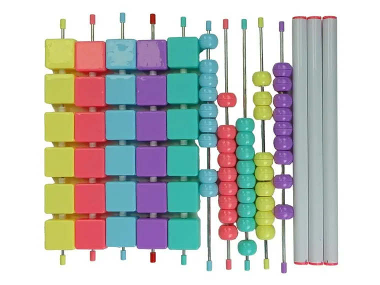 Lean Toys, Edukacyjna półka: trójkąt, liczydło, litery