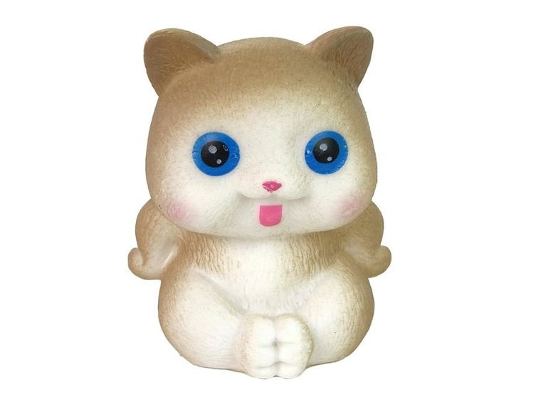 Lean Toys, Emily, lalka w sukience w kropki, zestaw z kotem