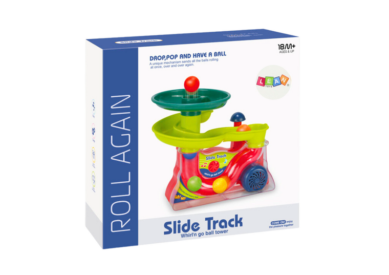 Lean Toys, fontanna zjeżdżalnia dla kulek