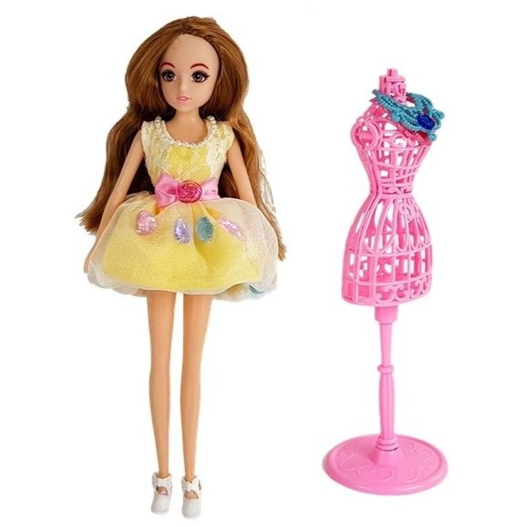 Lean Toys, garderoba z lalką i akcesoriami, 26 cm