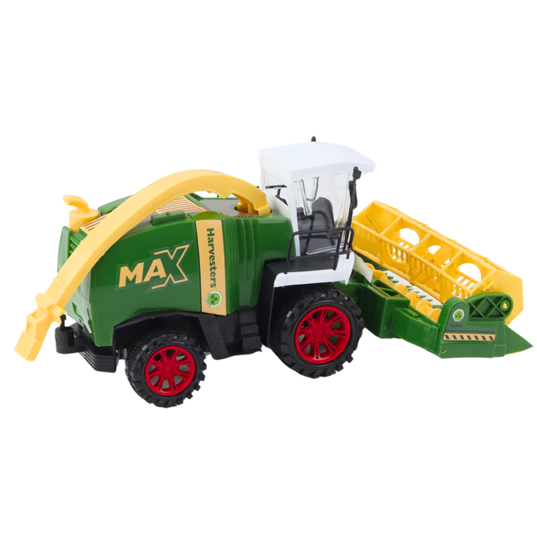 Lean Toys, Heder, kombajn zbożowy, pojazd rolniczy z napędem, zielony