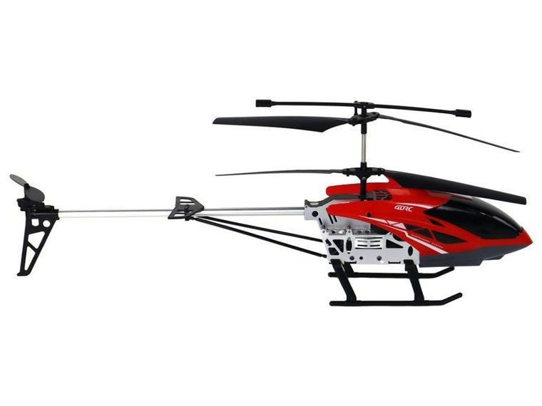 Lean Toys, helikopter zdalnie sterowany, czerwony, 70 cm