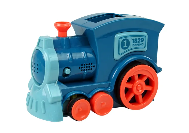 Lean Toys, interaktywna lokomotywa układająca domino