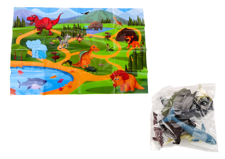 Lean Toys, jajo z figurkami stworzeń morskich, 26 elementów