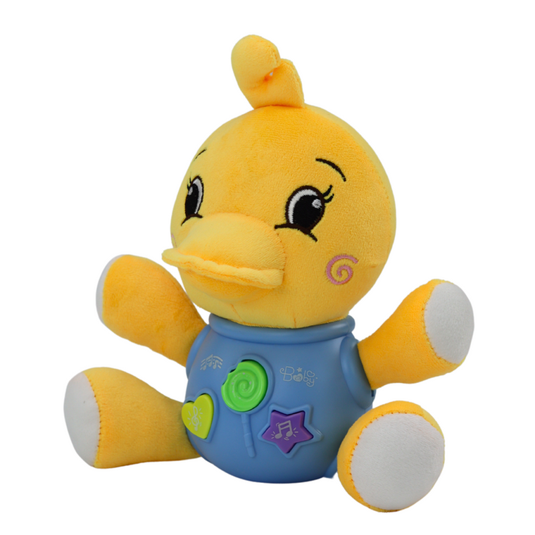 Lean Toys, kaczka, maskotka interaktywna, 19 cm