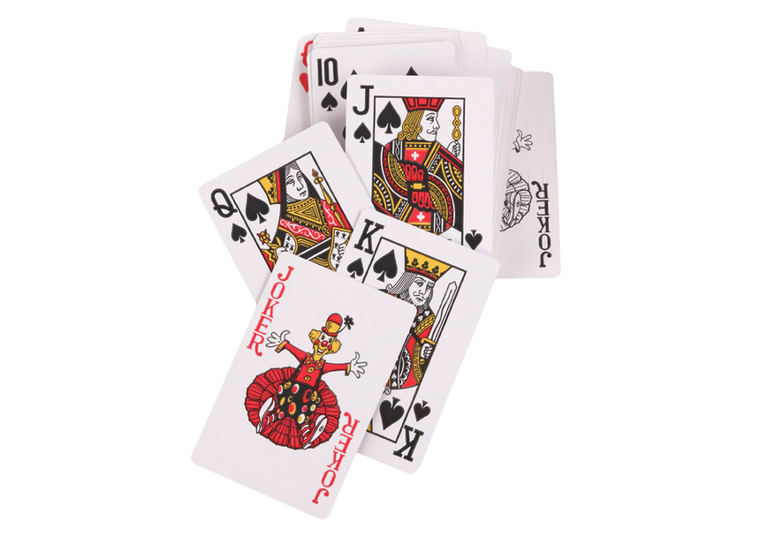 Lean Toys, karty do gry, 2 talie