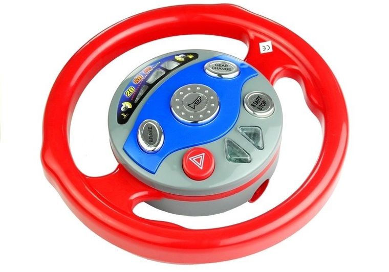 Lean Toys, kierownica, symulator do auta