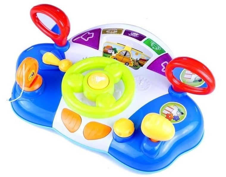 Lean Toys, kierownica, zabawka interaktywna