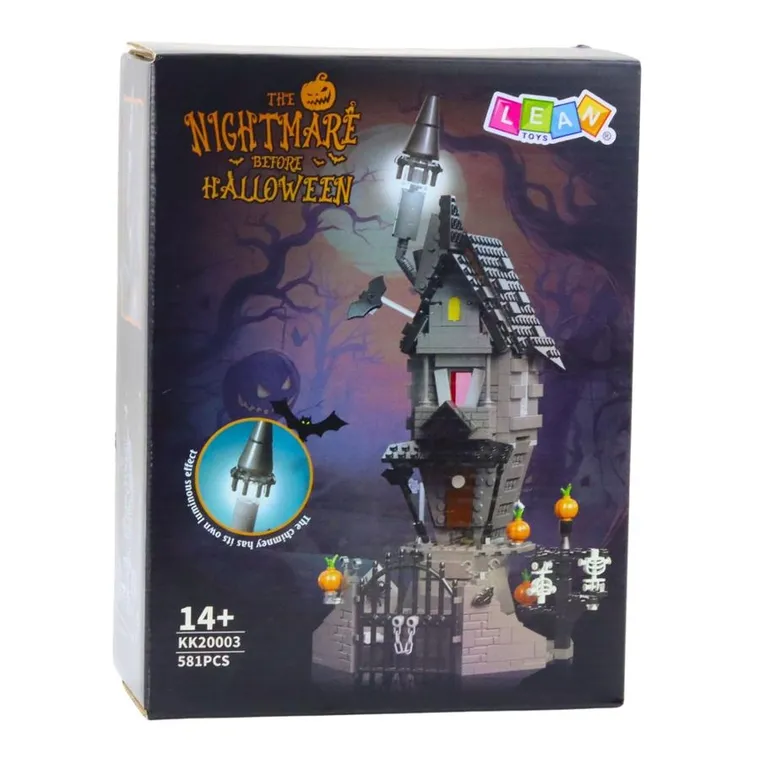 Lean Toys, klocki konstrukcyjne, Dom Strachu Halloween Wieża, 581 elementów
