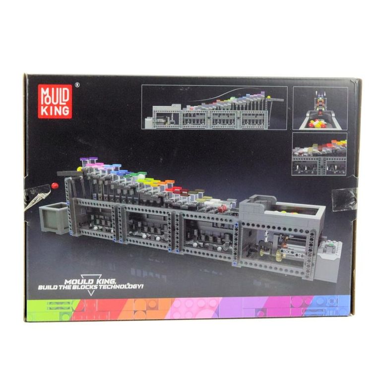 Lean Toys, klocki konstrukcyjne, kulodrom z silnikiem, 1038 elementów