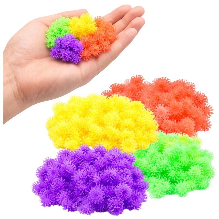 Lean Toys, klocki konstrukcyjne na rzepy, 836 elementów