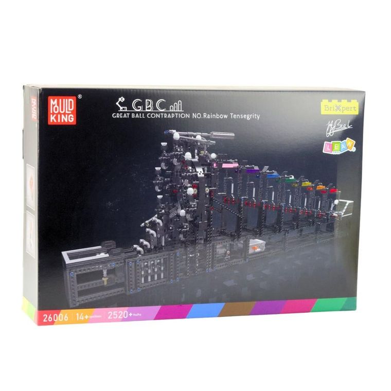 Lean Toys, klocki konstrukcyjne, Tor Na Kulki z Silnikiem Elektrycznym, 2520 elementów