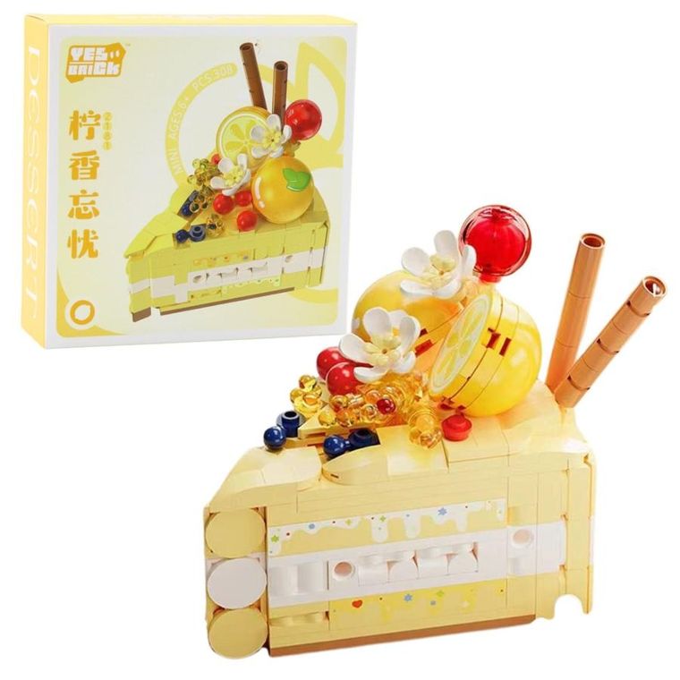 Lean Toys, klocki konstrukcyjne, torcik tort deser dekorowany, 292–357elementów