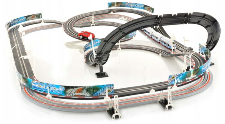 Lean Toys, kolejka elektryczna, 2w1, 20 km/h