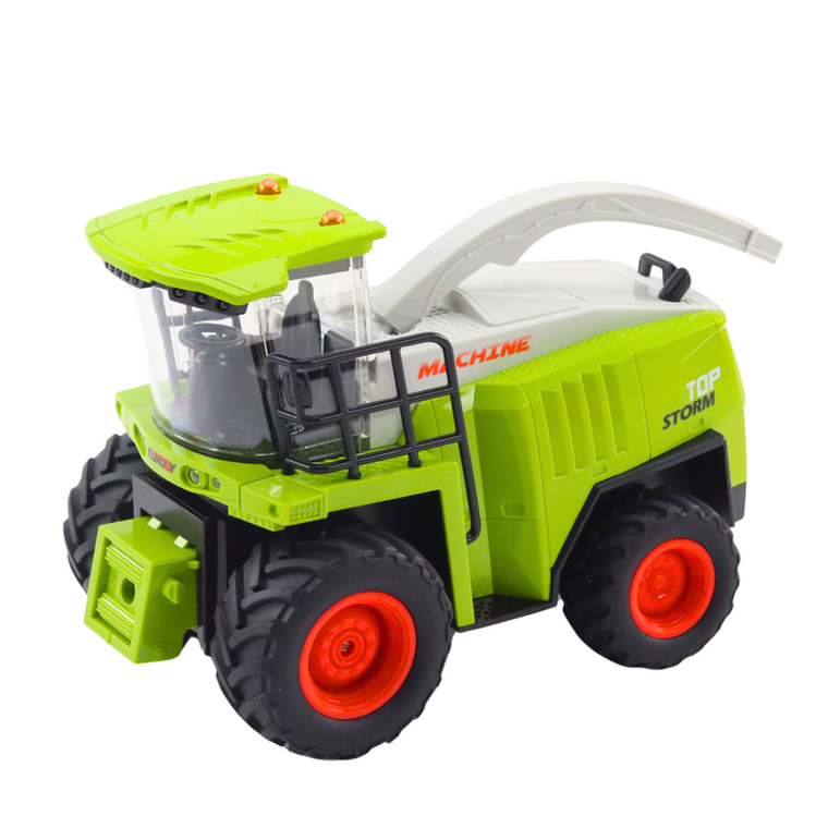 Lean Toys, kombajn z hederem, pojazd zdalnie sterowany